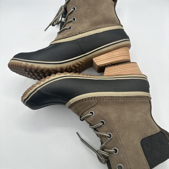 Sorel Slimpack Lace II Lined Waterproof boots Gray 11 23-04 - Picture 11 of 16